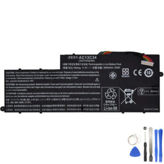 30Wh AC13C34 Battery for Acer