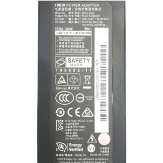 For Razer 20V 5A 100W USB-C Adapter Charger